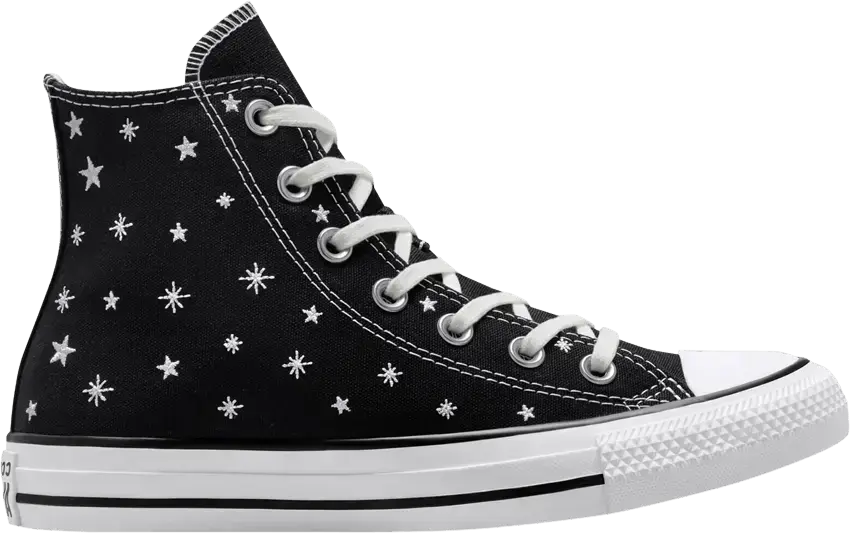  Converse Wmns Chuck Taylor All Star High &#039;Embroidered Stars&#039;