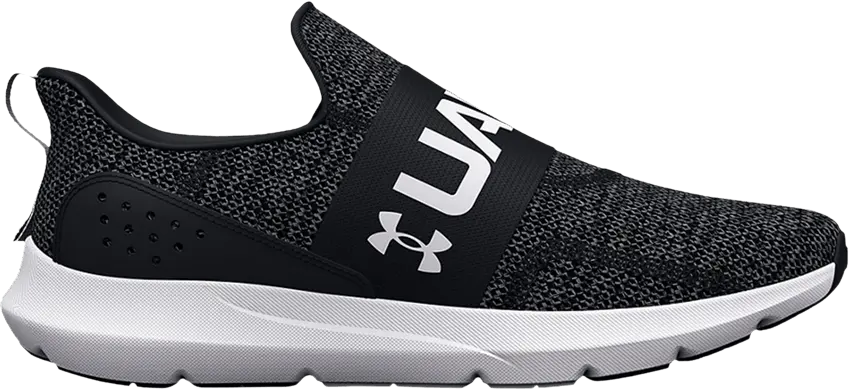  Under Armour Surge 3 Slip &#039;Black White&#039;