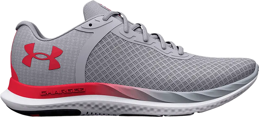Under Armour Charged Breeze &#039;Mod Grey Radio Red&#039;