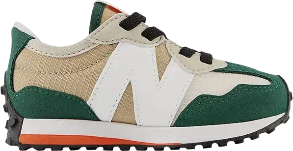  New Balance 327 Bungee Lace Toddler &#039;Nightwatch Green Incense&#039;