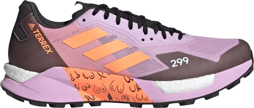  Adidas Terrex Agravic Ultra Trail &#039;Breast Cancer Awareness&#039;
