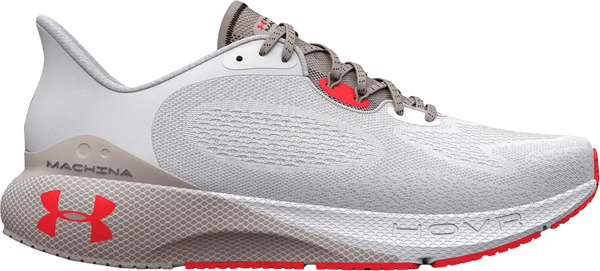  Under Armour Wmns HOVR Machina 3 &#039;White Ghost Grey Red&#039;