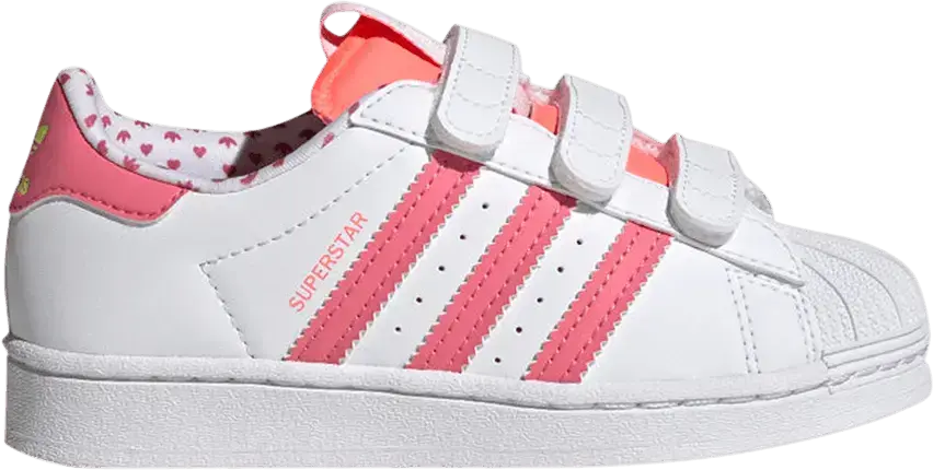  Adidas Superstar Shell Toe Little Kid &#039;Valentine&#039;s Day&#039;