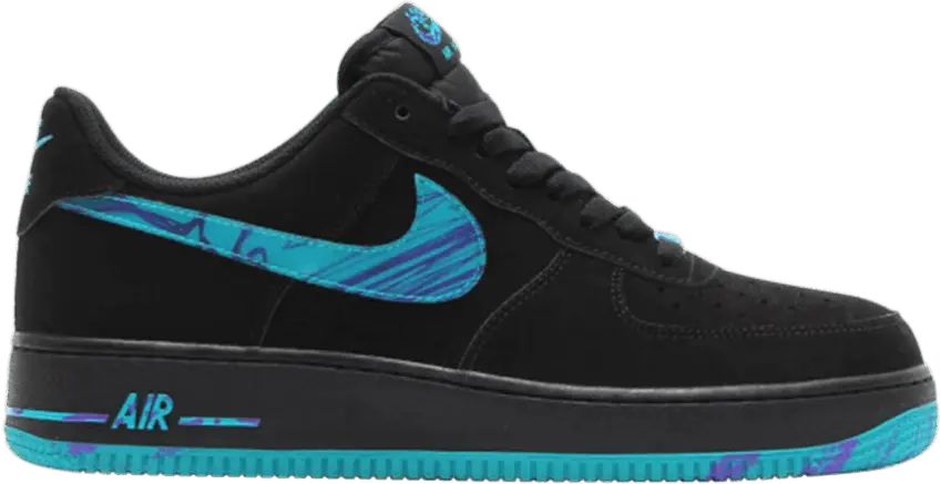  Nike Air Force 1 Low Marbled Swoosh Pack Black