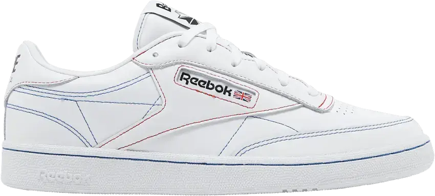  Reebok Club C 85 Bape White Contrast Stitch