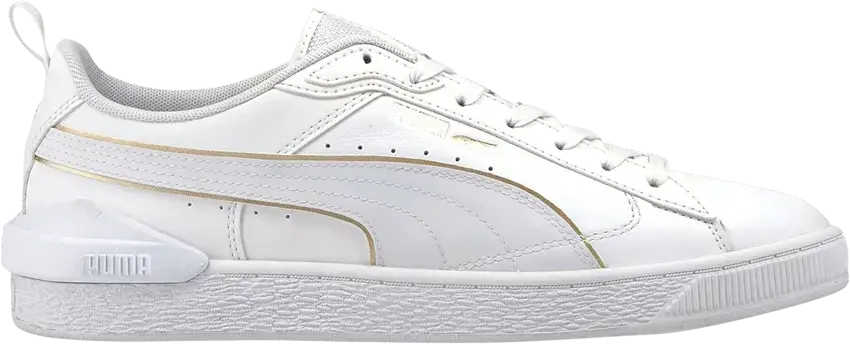  Puma Suede Bloc &#039;Liquid Metal - White Team Gold&#039;