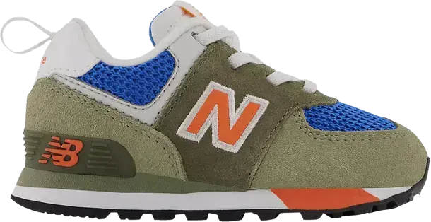  New Balance 574 Bungee Toddler Wide &#039;True Camo Vibrant Orange&#039;