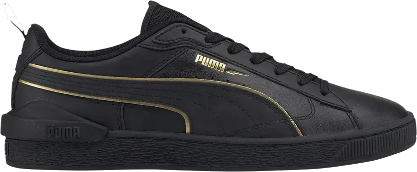  Puma Suede Bloc &#039;Liquid Metal - Black Team Gold&#039;