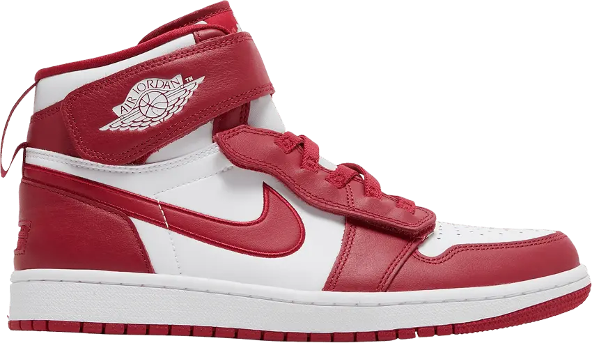  Jordan 1 High FlyEase White Cardinal Red