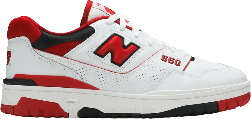  New Balance 550 White Red