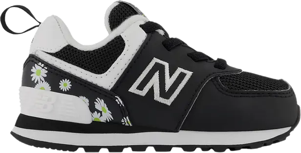  New Balance 574 Bungee Toddler &#039;Black Florals&#039;