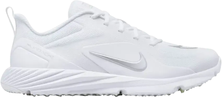  Nike Alpha Huarache 8 Pro TF &#039;White Metallic Silver&#039;