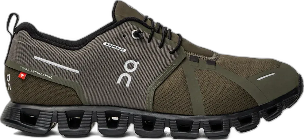 On Running Cloud 5 Waterproof Olive Black