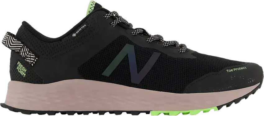  New Balance Wmns Fresh Foam Arishi Trail GTX Wide &#039;Black Bleached Lime Glow&#039;