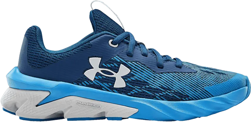  Under Armour Charged Scramjet 3 GS &#039;Graphite Blue&#039;