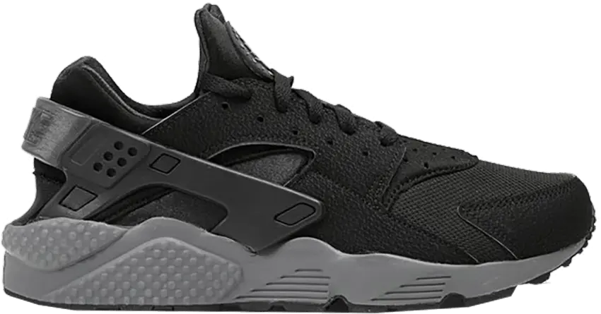  Nike Air Huarache Black Black Grey