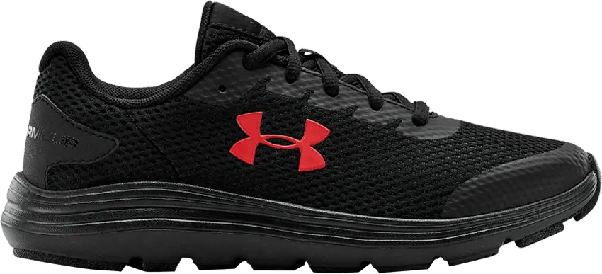  Under Armour Surge 2 GS &#039;Black Red&#039;