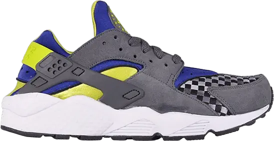  Nike Air Huarache Grey Venom Green