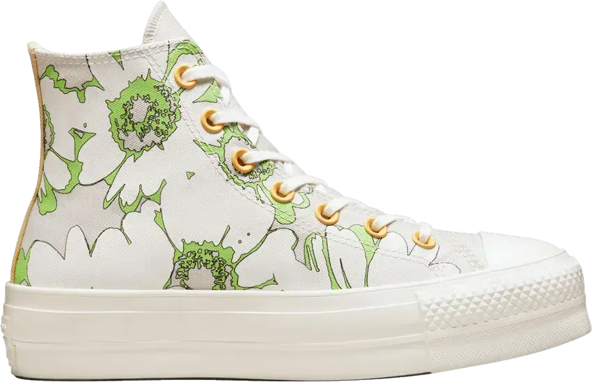  Converse Wmns Chuck Taylor All Star Lift Platform High &#039;Crafted Florals&#039;