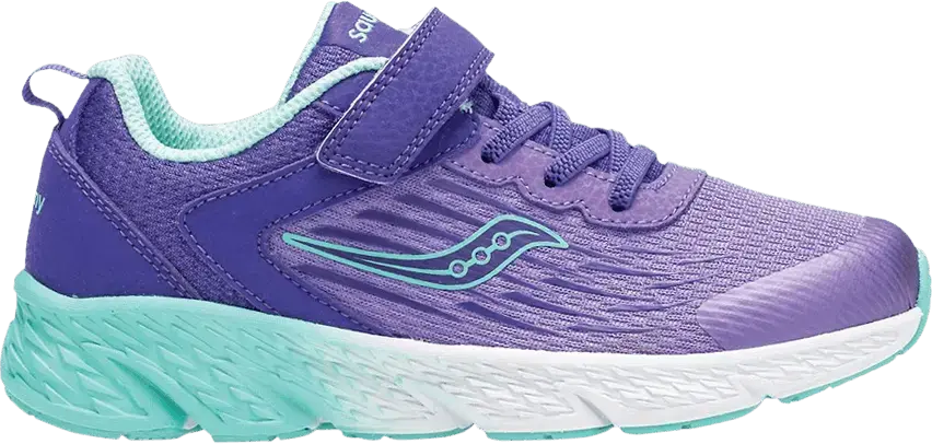  Saucony Wind A/C Big Kid &#039;Purple&#039;