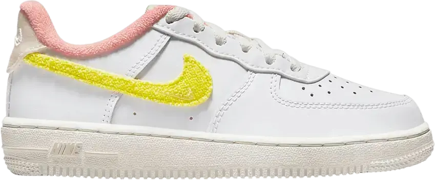  Nike Force 1 LV8 PS &#039;White Yellow Strike&#039;
