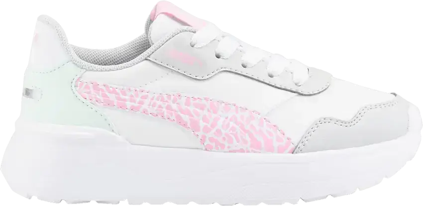  Puma R78 Voyage Summer Little Kid &#039;White Prism Pink&#039;