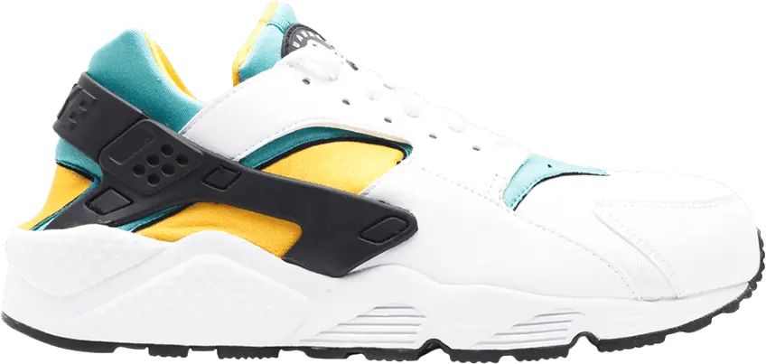  Nike Air Huarache White Turquoise Gold