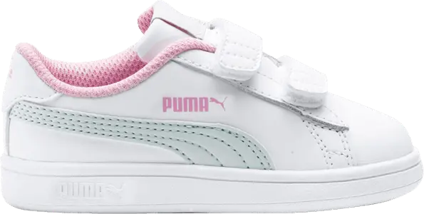  Puma Smash v2 Infant &#039;White Pale Pink&#039;