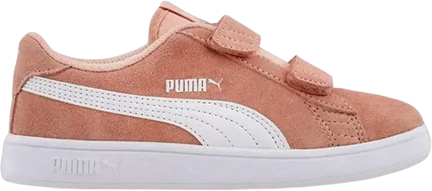  Puma Smash v2 Suede Little Kid &#039;Peach Bud&#039;