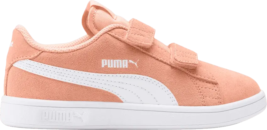  Puma Smash v2 Suede Little Kid &#039;Peach Parfait&#039;