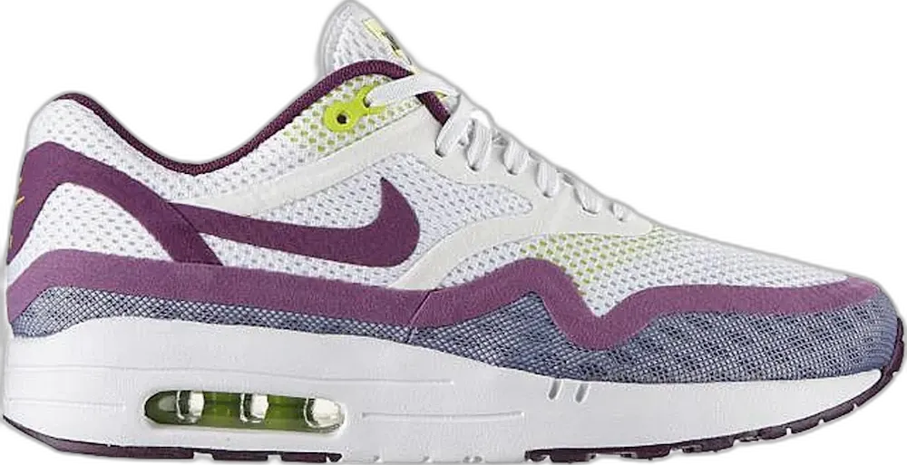 Nike Air Max 1 BR White Bright Grape Venom Green (Women&#039;s)