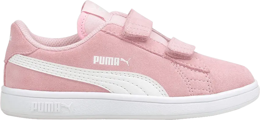  Puma Smash v2 Suede Little Kid &#039;Pink Lady&#039;