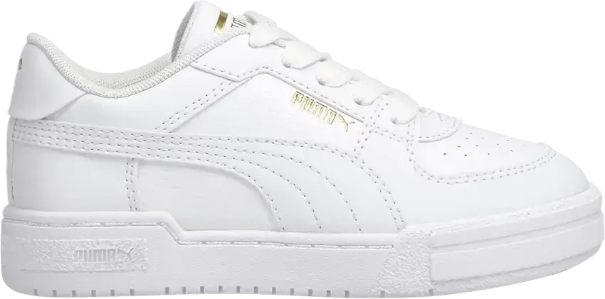  Puma CA Pro Classic Little Kid &#039;Triple White&#039;