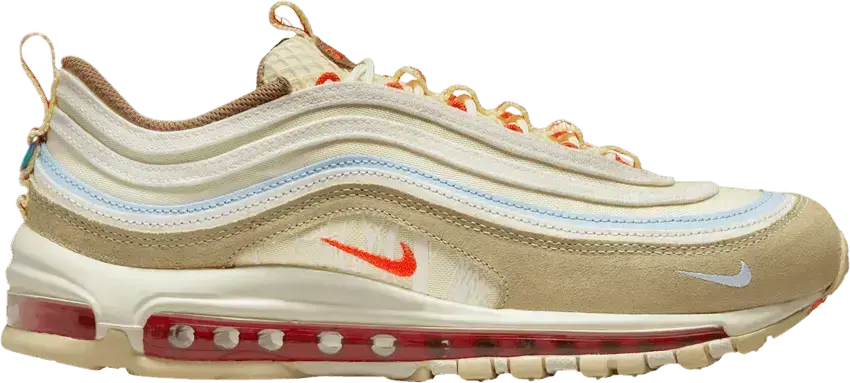  Nike Air Max 97 &#039;Alabaster Safety Orange&#039;