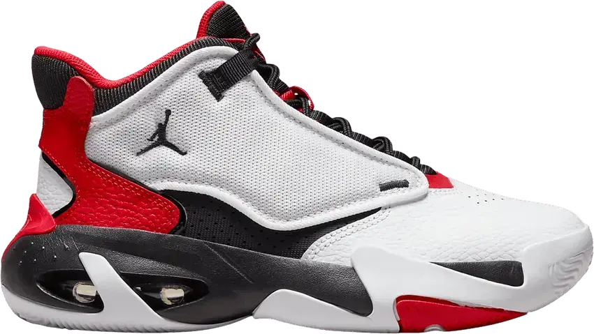  Jordan Max Aura 4 GS &#039;White University Red&#039;