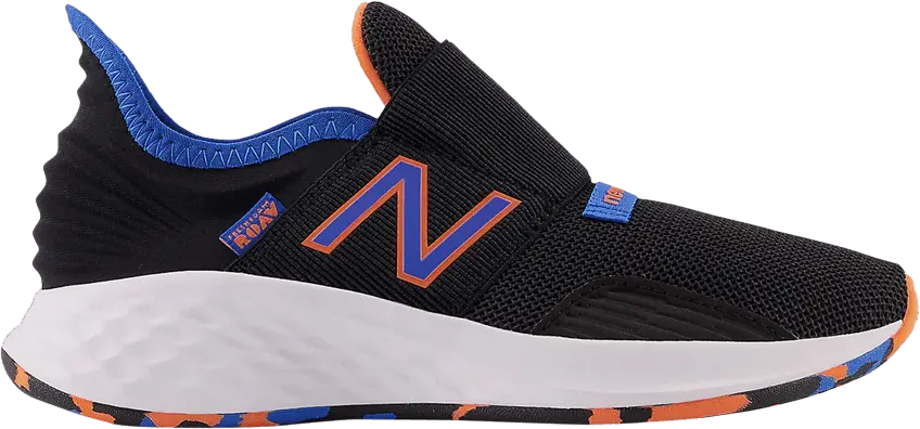  New Balance Fresh Foam Roav Slip-On Little Kid &#039;Black Serene Blue&#039;