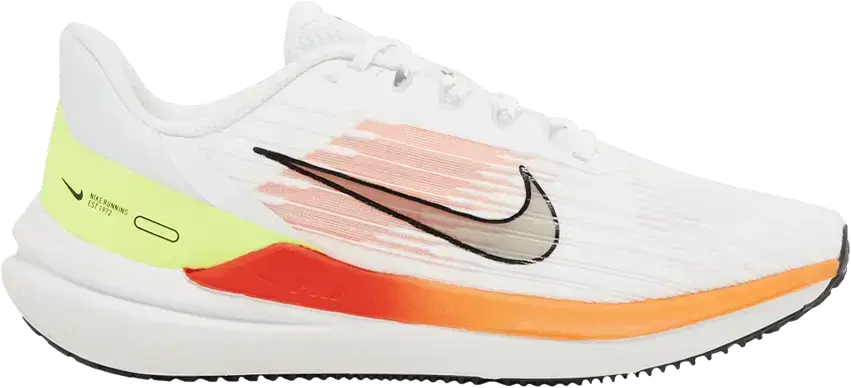  Nike Air Winflo 9 &#039;White Bright Crimson&#039;