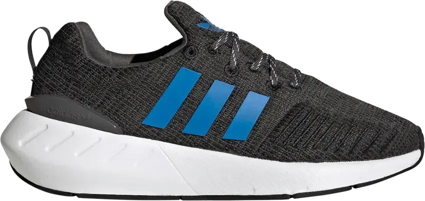  Adidas Swift Run 22 J &#039;Black Blue Rush&#039;