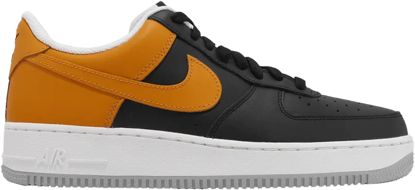  Nike Air Force 1 Low &#039;07 Black Kumquat Light Smoke Grey