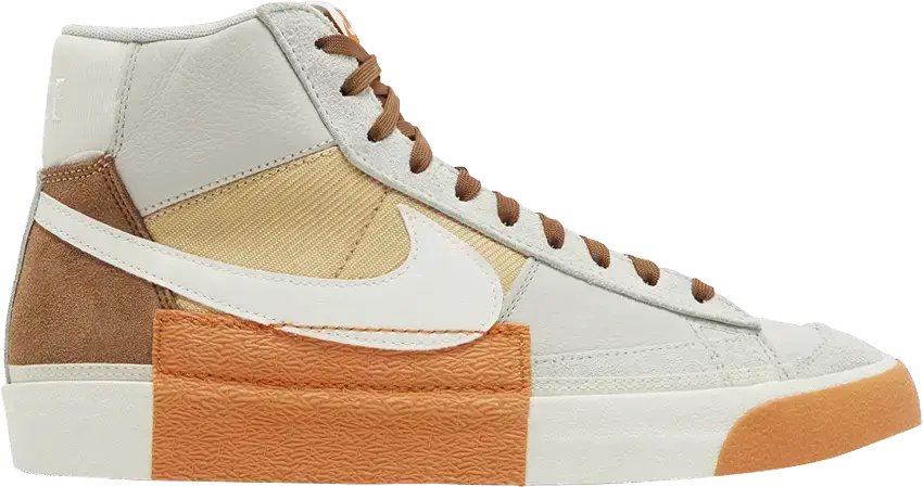  Nike Blazer Mid 77 Pro Club Light Bone Sesame