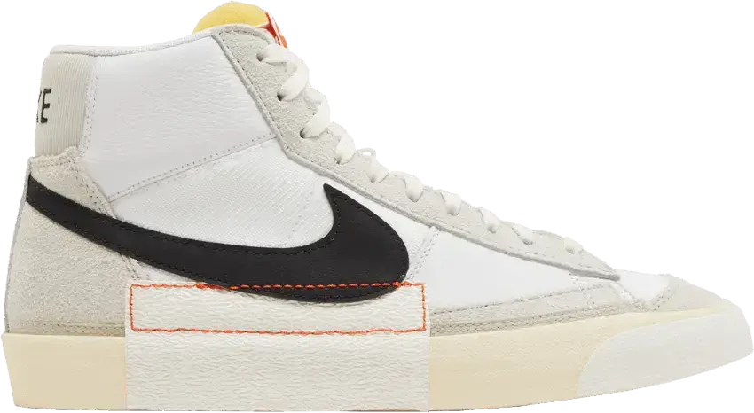  Nike Blazer Mid 77 Pro Club White Black Light Bone Summit White