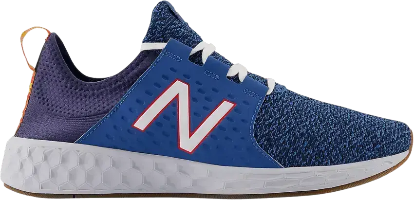  New Balance Fresh Foam Cruzv1 Reissue 2E Wide &#039;Natural Indigo Neo Flame&#039;