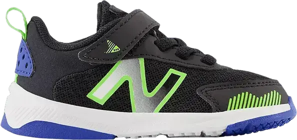  New Balance 545 Bungee Lace Toddler Wide &#039;Black Pixel Green&#039;