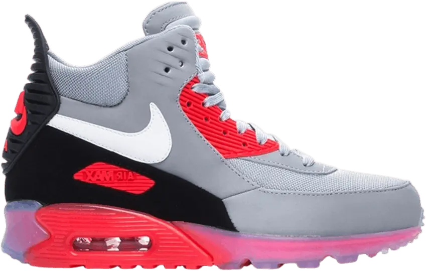  Nike Air Max 90 Sneakerboot Ice Wolf Grey Infrared