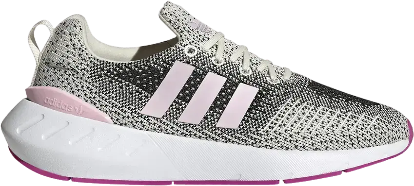  Adidas Wmns Swift Run 22 &#039;Cream Black Clear Pink&#039;