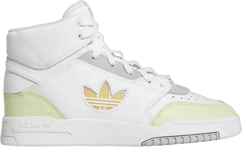  Adidas Wmns Drop Step XL &#039;White Almost Lime&#039;