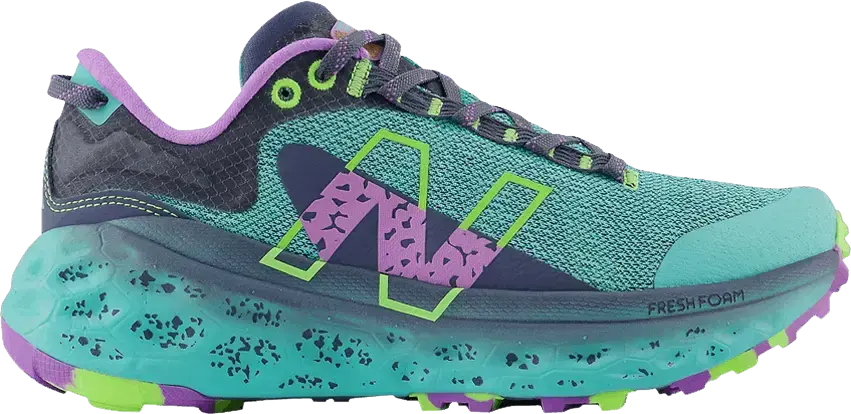  New Balance Wmns Fresh Foam X More Trail v2 &#039;Cyber Jade Electric Purple&#039;