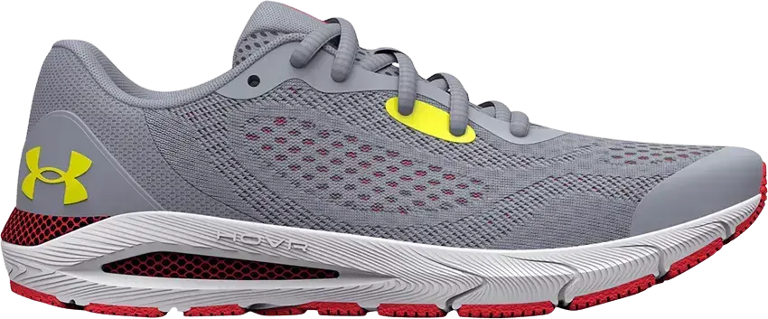 Under Armour HOVR Sonic 5 GS &#039;Mod Grey Bolt Red&#039;