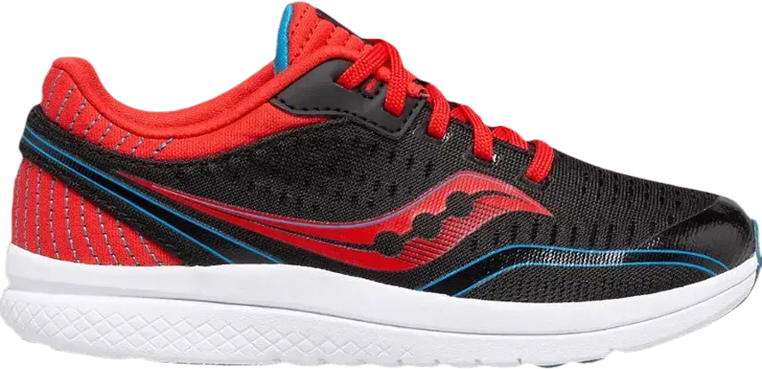  Saucony Kinvara 11 Big Kid &#039;Black Red Blue&#039;