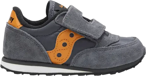  Saucony Jazz Hook &amp; Loop Toddler &#039;Grey Orange&#039;